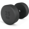 Гантель круглая UNIX FIT PRO обрезиненная 25 кг, 2 шт. DBRND25PBKx2