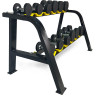 Стойка для гантелей UNIX FIT DUMRACK 9 PRO (500 кг) DBRK9PBKYL500